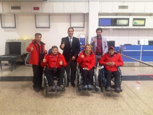 Tekerlekli Sandalye Curling Milli Takımı dualarla uğurlandı