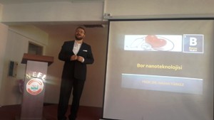 Prof. Dr. Türkez, Prof. Dr. Necmettin Erbakan Fen Lisesi Öğrencilerine Bor Nanoteknolojisini Anlattı