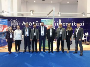 Atatürk Üniversitesi, akıllı çözümler üretmek için verimlilik ve teknoloji fuarına katıldı