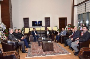 ETÜ Rektörü Çakmak'a tebrik ziyaretleri devam ediyor