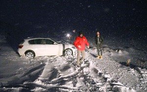 Erzurum'da Yoğun Kar Yağışı ve Tipi