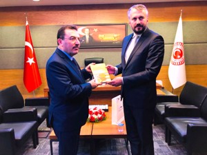 Altınok Romanya’nın Ankara Büyükelçisi Gabriel Şopanda’yı TBMM’de kabul etti
