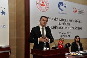 Erzurum’da "Düzensiz Göçle Mücadele" toplantısı