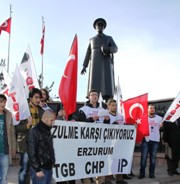 Erzurum'da 'Ergenekon Mütalaasına' Protesto!..