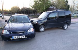 Erzurum’da trafik kazası: 1 yaralı