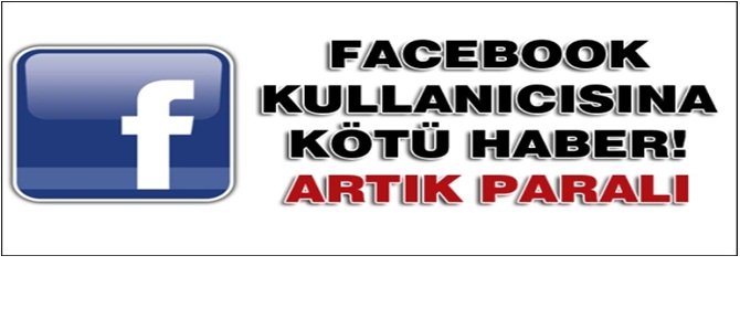 Facebook'ta mesaj göndermek artık paralı