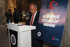 Tarihi medresede 15 Temmuz sergisi