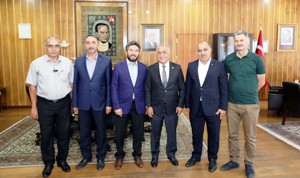 Memur-Sen Erzurum il yönetiminden Rektör Çomaklı’ya ziyaret
