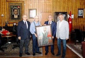 Fehim İbrahimhakkıoğlu’ndan Rektör Çomaklı’ya ziyaret
