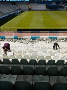 Kazım Karabekir Stadı’nda 3 bin koltuk yenilendi