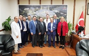 TUK üyeleri Başhekimi Dr. Mahmut Avcı’yı ziyaret etti