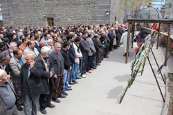 Erzurum'da göz yaşları sel oldu...