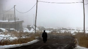 Erzurum’da yoğun sis hayatı olumsuz etkiliyor