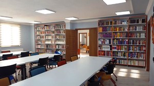 Şenkaya’da, DAP Semt Kütüphanesi açıldı
