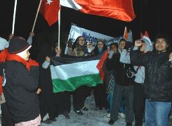 Kudüs'e Küresel Yürüyüş Kafilesi Erzurum'da