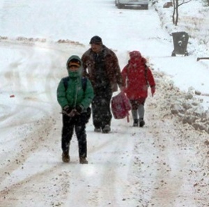 Erzurum'da Okullar 1 Gün Daha Tatil Edildi