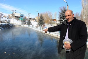 Erzurum’daki gizemli göl eksi 35’i gördü, yine donmadı