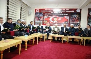 Erzurum Din Görevlileri Derneği’nden İdlip şehitlerine hatim ve dua programı