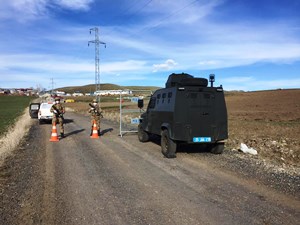 Erzurum’da karantinaya alınan mahalleler havadan görüntülendi