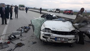 Pasinler'de trafik kazası: 1 yaralı