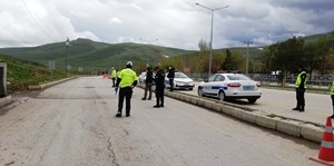 Erzurum’da polisten bayram uygulaması