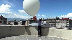 Her gün iki dev balon Erzurum semalarına yükseliyor