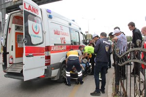 Yaşlı adam kamyonla çarptığı kadının sağlık durumunu uzun süre polislere sordu