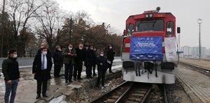 Türkiye’den Çin’e ilk ihracat treni Erzurum’a ulaştı