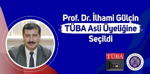 Prof. Dr. İlhami Gülçin Tüba asli üyeliğine seçildi