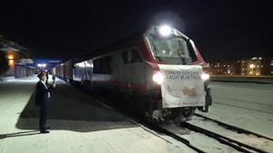 Çin ve Rusya’ya giden ihracat treni Erzurum’da