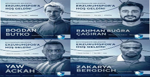 BB Erzurumspor 4 futbolcuyu daha renklerine bağladı