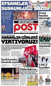 Erzurum Post Gazetesi yayına başladı