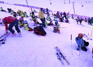 Minikler festivali Erzurum’da yapıldı