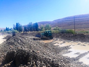 Erzurum ilçelerinde dere tanzimi ve sedde yapım çalışmaları devam ediyor