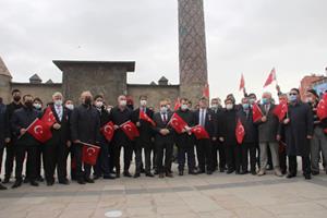 Erzurum’da STK’lardan 104 amirale tepki