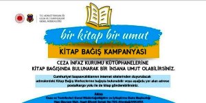 Ceza İnfaz Kurumu Kütüphaneleri için kitap bağış kampanyası