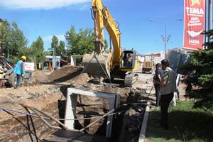 Yağmur suları artık Erzurum için çile olmayacak