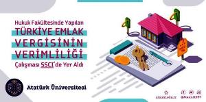 Hukuk Fakültesinde yapılan, Türkiye Emlak Vergisinin Verimliliği Çalışması SSCI’de yer aldı