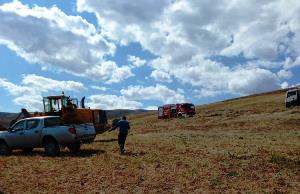 Yakıt ikmal tankı şarampole yuvarlandı: 1 ölü, 1 yaralı