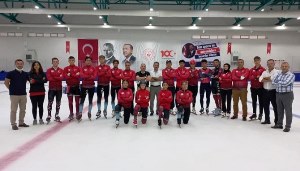 Taşkesenligil ve Almaz’dan Short Track Milli Takımına ziyaret