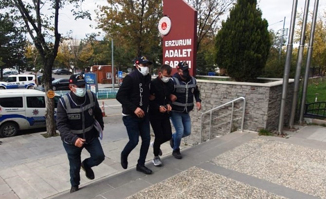 Isparta’dan Erzurum’a geldi, maske takıp genç kadının çantasını gasp etti