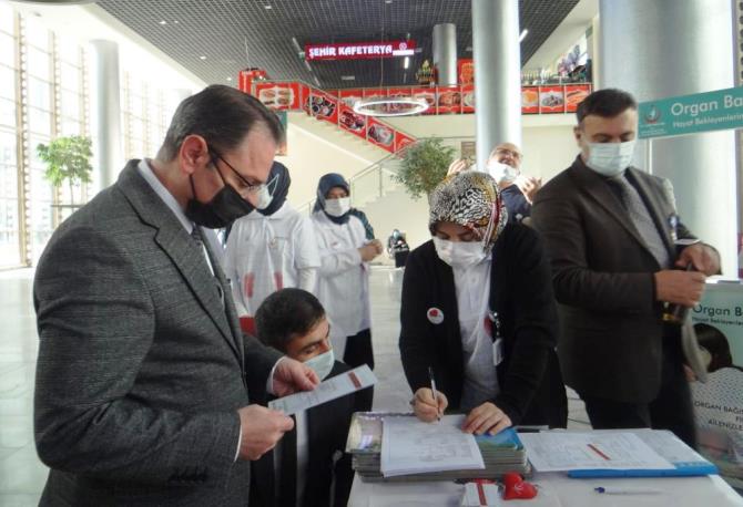 Erzurum Şehir Hastanesi’nde Organ Haftası etkinliği