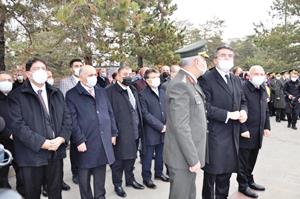 Erzurum’da 10 Kasım Atatürk’ü anma töreni