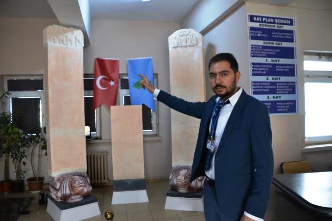 Göktürk Yazıtları’nın birebir kopyası Erzurum’da yapıldı