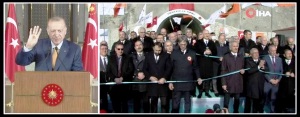 Pirinkayalar Tüneli açıldı! Cumhurbaşkanı Erdoğan: Bu tünel uluslararası bağlantıların parçası olacak