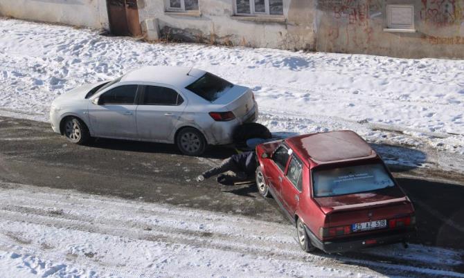 Burası Sibirya değil Erzurum, termometreler eksi 33’ü gösterdi