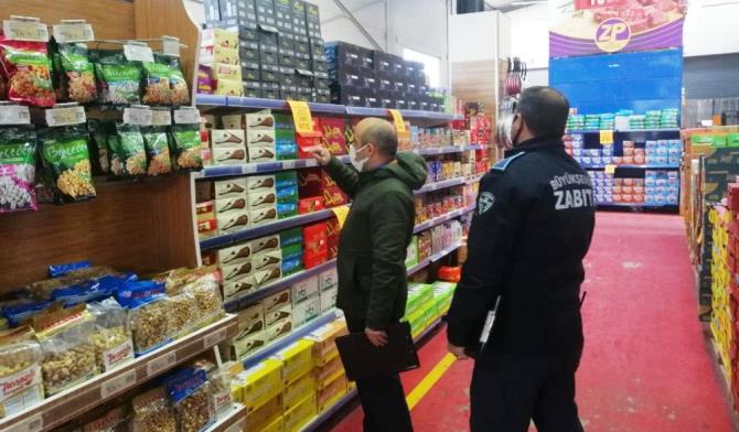 Erzurum’da marketlerde KDV indirimi denetimi yapılıyor