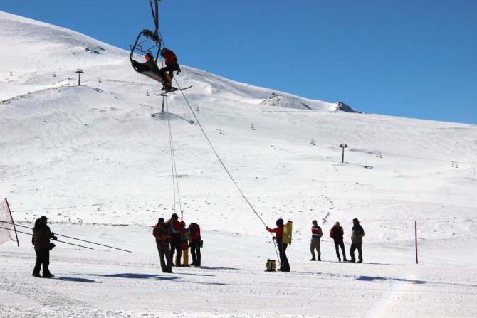 AFAD’dan gerçeği aratmayan "Erzurum 2022 Kış Tatbikatı"