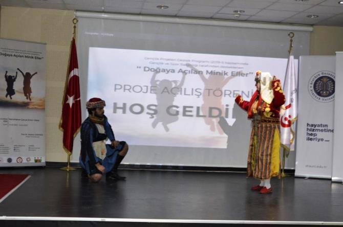 Erzurum’da ‘’Doğaya açılan minik eller projesi" açılış töreni