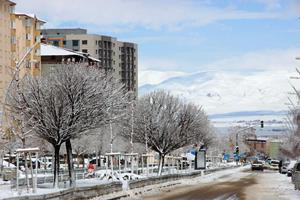 Erzurum’a kış geri geldi